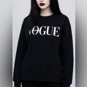 Rare 'VOGUE' Seoul Black Long Sleeve